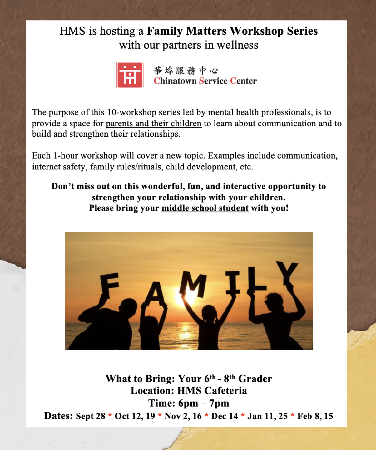 Family Matters Workshop